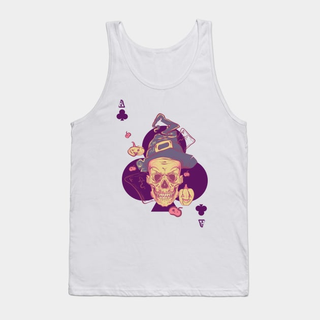 Ace of clubs Tank Top by Magda